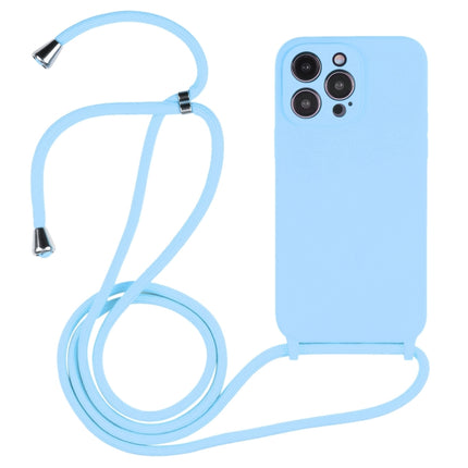 Crossbody Lanyard Liquid Silikonhülle, Für iPhone 15 Plus, Für iPhone 15