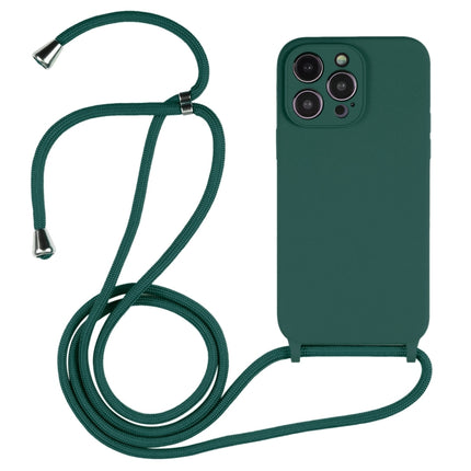 Crossbody Lanyard Liquid Silikonhülle, Für iPhone 15 Plus, Für iPhone 15