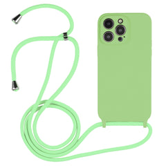 Crossbody Lanyard Liquid Silicone Case, For iPhone 16 Pro Max