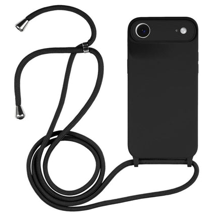 Crossbody Lanyard Liquid Silicone Case, For iPhone 17, For iPhone Air