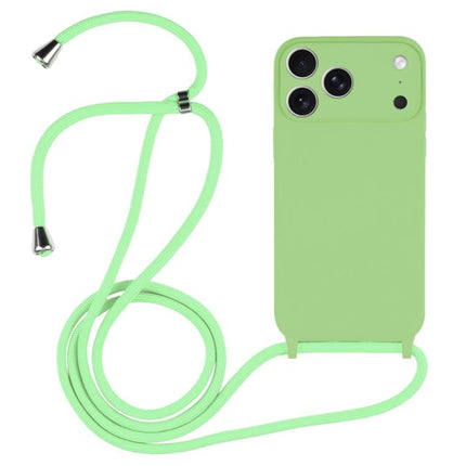 Funda de silicona líquida con cordón para teléfono móvil, para iPhone 16 Pro Max, para iPhone 16 Pro