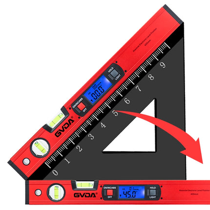 GVDA GD-H400M Digital Level 360 Measure Protractor Level Ruler