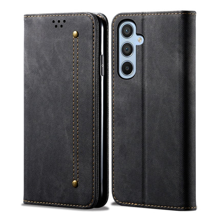 Denim Texture Casual Style Horizontal Flip Leather Case, For Samsung Galaxy M55 5G, For Samsung Galaxy M15 / F15 5G, For Samsung Galaxy A35 5G, For Samsung Galaxy A05, For Samsung Galaxy A05s, For Samsung Galaxy F34 5G
