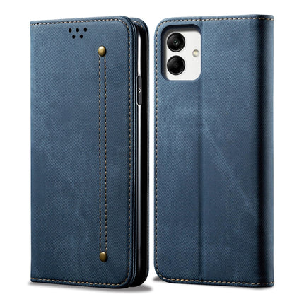 Denim Texture Casual Style Horizontal Flip Leather Case, For Samsung Galaxy M55 5G, For Samsung Galaxy M15 / F15 5G, For Samsung Galaxy A35 5G, For Samsung Galaxy A05, For Samsung Galaxy A05s, For Samsung Galaxy F34 5G