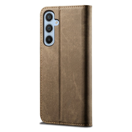 Denim Texture Casual Style Horizontal Flip Leather Case, For Samsung Galaxy M55 5G, For Samsung Galaxy M15 / F15 5G, For Samsung Galaxy A35 5G, For Samsung Galaxy A05, For Samsung Galaxy A05s, For Samsung Galaxy F34 5G