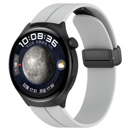 Folding Buckle Silicone Watch Band, For Huawei Watch 4 / Watch 4 Pro