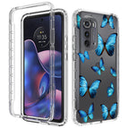 For Motorola Edge 2022 / Blue Butterflies