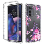For Motorola Edge 2022 / Pink Flower