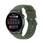 Silver Buckle / Dark Green