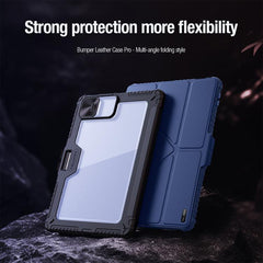 NILLKIN Bumper Pro Camshield Tablet Leather Case, For Xiaomi Pad 7 / Pad 7 Pro, For Xiaomi Pad 6 / Pad 6 Pro