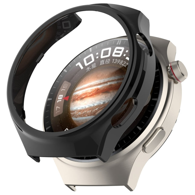 Half Coverage Hollowed Watch Protective Case + Hydrogel Film Set, For Huawei Watch 4 Pro