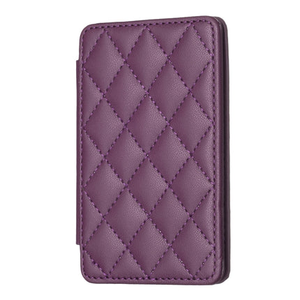 BFK05 Rhombus Pattern Card Bag Mobile Phone Back Sticker