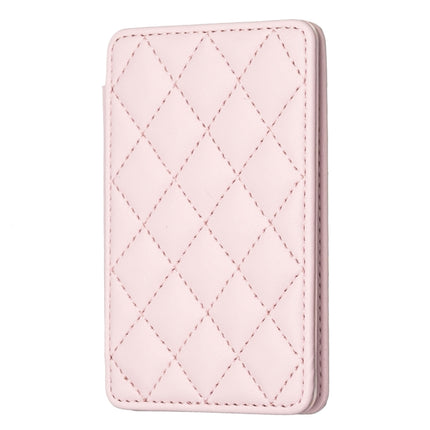 BFK05 Rhombus Pattern Card Bag Mobile Phone Back Sticker