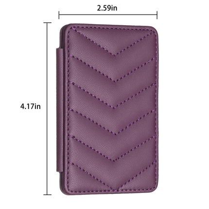 BFK02 Wave Pattern Card Bag Mobile Phone Back Sticker