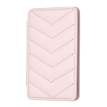 BFK02 Wave Pattern Card Bag Mobile Phone Back Sticker
