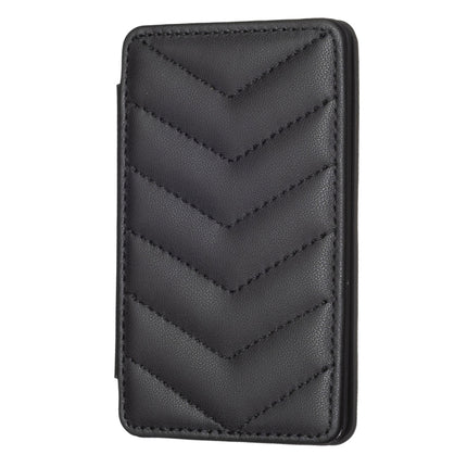BFK02 Wave Pattern Card Bag Mobile Phone Back Sticker