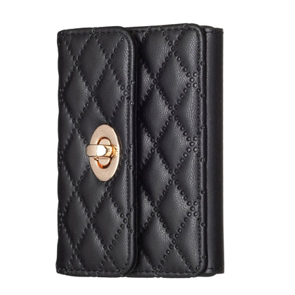 BFK09 Metal Buckle Horizontal Card Bag Mobile Phone Back Sticker