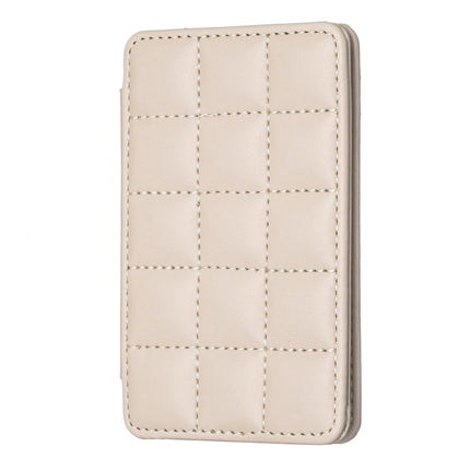 BFK01 Grid Pattern Card Bag Mobile Phone Back Sticker