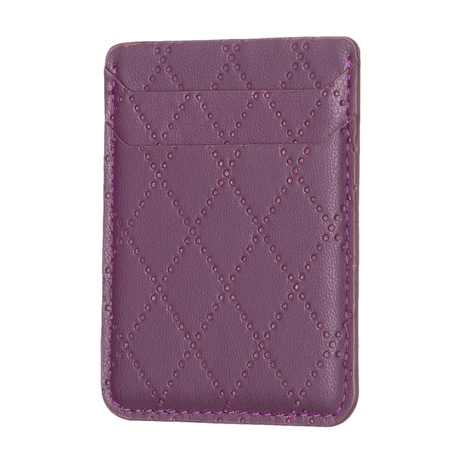 BFK11 Diamond Lattice Card Bag Mobile Phone Back Sticker