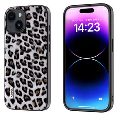 ABEEL Black Edge Leopard Phone Case, For iPhone 15 Pro Max, For iPhone 15 Pro, For iPhone 15 Plus, For iPhone 15, For iPhone 14 Plus, For iPhone 14, For iPhone 14 Pro, For iPhone 14 Pro Max