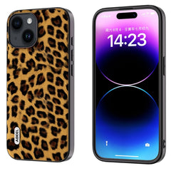 ABEEL Black Edge Leopard Phone Case, For iPhone 15 Pro Max, For iPhone 15 Pro, For iPhone 15 Plus, For iPhone 15, For iPhone 14 Plus, For iPhone 14, For iPhone 14 Pro, For iPhone 14 Pro Max