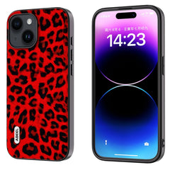 ABEEL Black Edge Leopard Phone Case, For iPhone 15 Pro Max, For iPhone 15 Pro, For iPhone 15 Plus, For iPhone 15, For iPhone 14 Plus, For iPhone 14, For iPhone 14 Pro, For iPhone 14 Pro Max