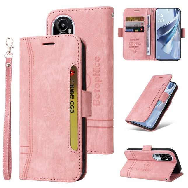 BETOPNICE Dual-side Buckle Leather Phone Case, For OPPO Reno10 5G Global/Reno10 Pro 5G Global, For OPPO Reno11 5G Global, For OPPO A58 4G, For OPPO Reno11 Pro 5G Global