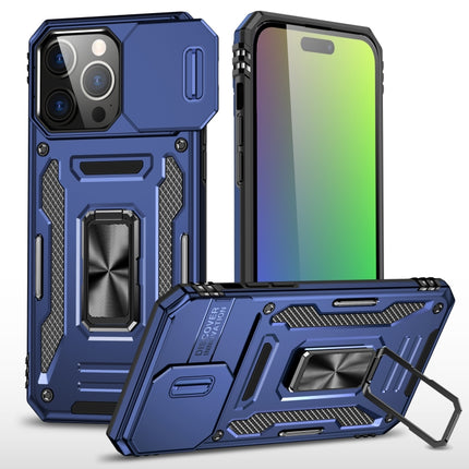 Armor PC + TPU Camera Shield Phone Case, For iPhone 16 Pro, For iPhone 16 Plus, For iPhone 16