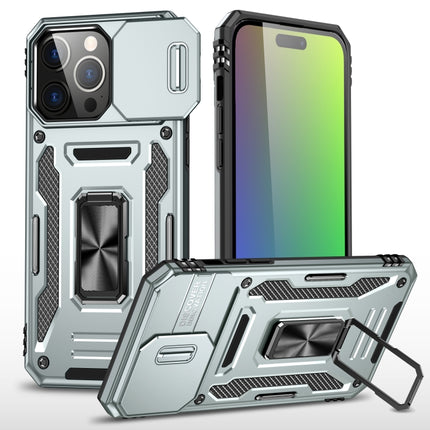 Armor PC + TPU Camera Shield Phone Case, For iPhone 16 Pro, For iPhone 16 Plus, For iPhone 16