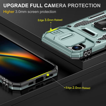 Armor PC + TPU Camera Shield Phone Case, For iPhone 17e / 16e, For iPhone 17 Pro Max, For iPhone 17 Pro