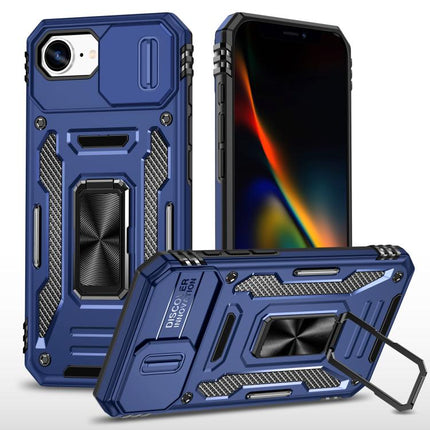 Armor PC + TPU Camera Shield Phone Case, For iPhone 18 Pro / 17 Pro, For iPhone 18 Pro Max / 17 Pro Max, For iPhone 17e / 16e