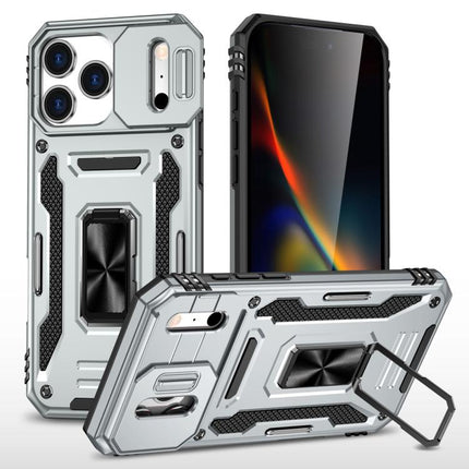 Armor PC + TPU Camera Shield Phone Case, For iPhone 17e / 16e, For iPhone 17 Pro Max, For iPhone 17 Pro