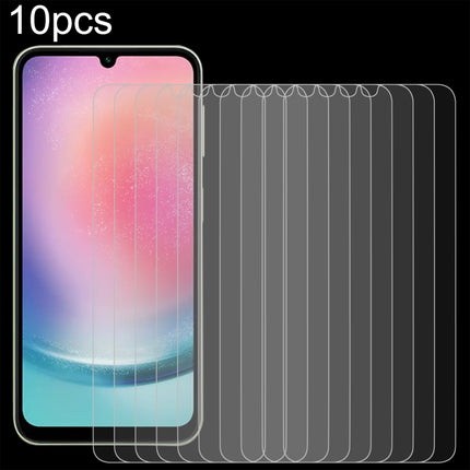 10pcs 0.26mm 9H 2.5D Tempered Glass Film, For Samsung Galaxy M06 5G, For Samsung Galaxy F06 5G, For Samsung Galaxy A06 5G, For Samsung Galaxy A35 / M35 / A36, For Samsung Galaxy A05s / M14 4G, For Samsung Galaxy F14 4G, For Samsung Galaxy S24 FE 5G    ...