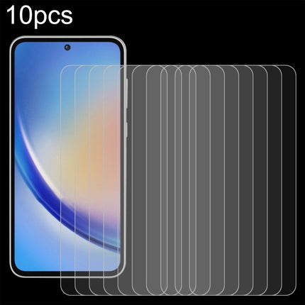 10pcs 0.26mm 9H 2.5D Tempered Glass Film, For Samsung Galaxy M06 5G, For Samsung Galaxy F06 5G, For Samsung Galaxy A06 5G, For Samsung Galaxy A35 / M35 / A36, For Samsung Galaxy A05s / M14 4G, For Samsung Galaxy F14 4G, For Samsung Galaxy S24 FE 5G    ...