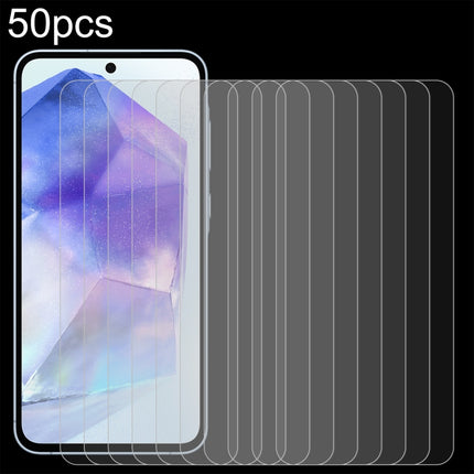 50pcs 0.26mm 9H 2.5D Tempered Glass Film, For Samsung Galaxy M06 5G, For Samsung Galaxy F06 5G, For Samsung Galaxy A06 5G, For Samsung Galaxy A35 / M35 / A36, For Samsung Galaxy A05s / M14 4G, For Samsung Galaxy F14 4G, For Samsung Galaxy S24 FE 5G    ...