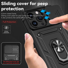 Sliding Camshield Holder Phone Case, For iPhone 15 Pro Max, For iPhone 15 Pro, For iPhone 15 Plus, For iPhone 15