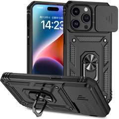 Sliding Camshield Holder Phone Case, For iPhone 15 Pro Max, For iPhone 15 Pro, For iPhone 15 Plus, For iPhone 15