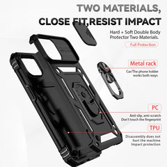 Sliding Camshield Holder Phone Case, For iPhone 15