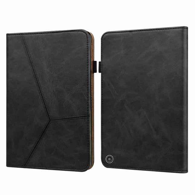 Embossed Striped Leather Tablet Case, For Amazon Kindle Fire HD 10 2023, For Amazon Fire Max 11, For Amazon Kindle Fire HD 8 2022, For Amazon Kindle Paperwhite 5 2021