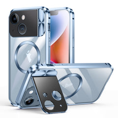 Large Window Holder MagSafe Magnetic Metal Phone Case, For iPhone 14 Plus, For iPhone 15 Pro Max, For iPhone 14, For iPhone 15 Pro