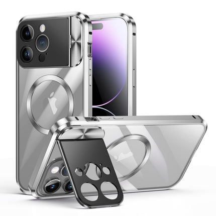 Large Window Holder MagSafe Magnetic Metal Phone Case, For iPhone 15 Pro Max, For iPhone 14, For iPhone 15 Pro, For iPhone 14 Pro, For iPhone 15