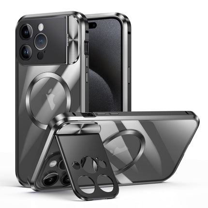 Large Window Holder MagSafe Magnetic Metal Phone Case, For iPhone 15 Pro Max, For iPhone 14, For iPhone 15 Pro, For iPhone 14 Pro, For iPhone 15
