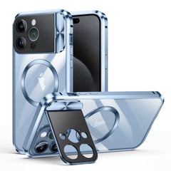 Large Window Holder MagSafe Magnetic Metal Phone Case, For iPhone 14 Plus, For iPhone 15 Pro Max, For iPhone 14, For iPhone 15 Pro
