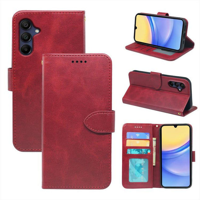Leather Phone Case, For Samsung Galaxy F55, For Samsung Galaxy M35, For Samsung Galaxy C55, For Samsung Galaxy XCover 7 Pro, For Samsung Galaxy M55, For Samsung Galaxy A25 4G, For Samsung Galaxy A05e, For Samsung Galaxy M14 4G, For Samsung Galaxy M15  ...