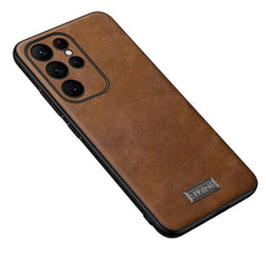 SULADA Shockproof TPU Hybrid Handmade Leather Phone Case, For Samsung Galaxy S25 5G, For Samsung Galaxy S25+ 5G, For Samsung Galaxy S25 Ultra 5G, For Samsung Galaxy S24 Ultra 5G