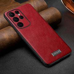 SULADA Shockproof TPU Hybrid Handmade Leather Phone Case, For Samsung Galaxy S25 5G, For Samsung Galaxy S25+ 5G, For Samsung Galaxy S25 Ultra 5G, For Samsung Galaxy S24 Ultra 5G