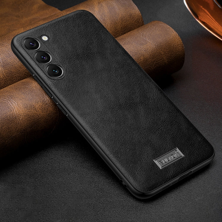 SULADA Shockproof TPU Hybrid Handmade Leather Phone Case, For Samsung Galaxy S25 5G, For Samsung Galaxy S25+ 5G, For Samsung Galaxy S25 Ultra 5G, For Samsung Galaxy S24 Ultra 5G