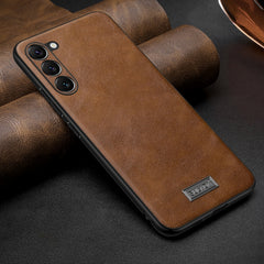 SULADA Shockproof TPU Hybrid Handmade Leather Phone Case, For Samsung Galaxy S25 5G, For Samsung Galaxy S25+ 5G, For Samsung Galaxy S25 Ultra 5G, For Samsung Galaxy S24 Ultra 5G