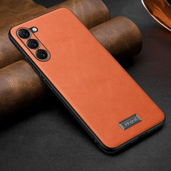 SULADA Shockproof TPU Hybrid Handmade Leather Phone Case, For Samsung Galaxy S25 5G, For Samsung Galaxy S25+ 5G, For Samsung Galaxy S25 Ultra 5G, For Samsung Galaxy S24 Ultra 5G