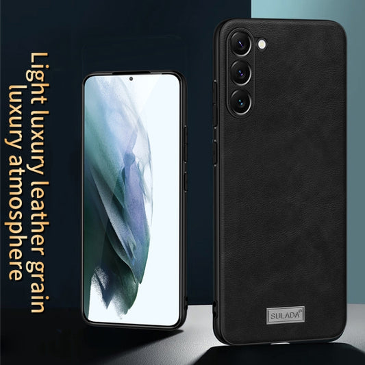 SULADA Shockproof TPU Hybrid Handmade Leather Phone Case, For Samsung Galaxy S25 5G, For Samsung Galaxy S25+ 5G, For Samsung Galaxy S25 Ultra 5G, For Samsung Galaxy S24 Ultra 5G